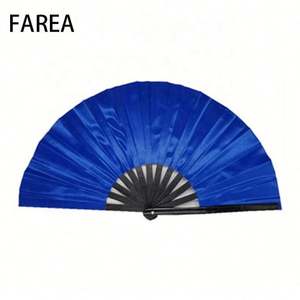 FAREA Abanicos Plegables de Bambú Personalizados Grandes con Luz Neón, Sensibles a Luz UV, con 12 Estilos y Técnicas de Pintura DIY - Product Image 2