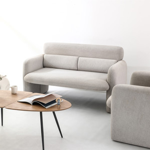 Mobilier nordique moderne Japandi Chaise de salon confort pour la maison <span class=keywords><strong>Fauteuil</strong></span> de salon une place <span class=keywords><strong>gris</strong></span> <span class=keywords><strong>fauteuil</strong></span> canapé simple en <span class=keywords><strong>tissu</strong></span> - Product Image 3