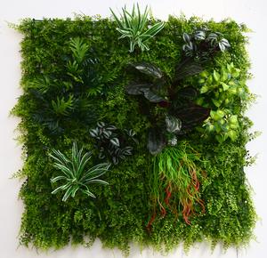 Piante Artificiali da Parete 100cmx100cm, Foglie Piccole Personalizzate, Decorazione Verde per Esterni, Vendita all'Ingrosso - Product Image 1