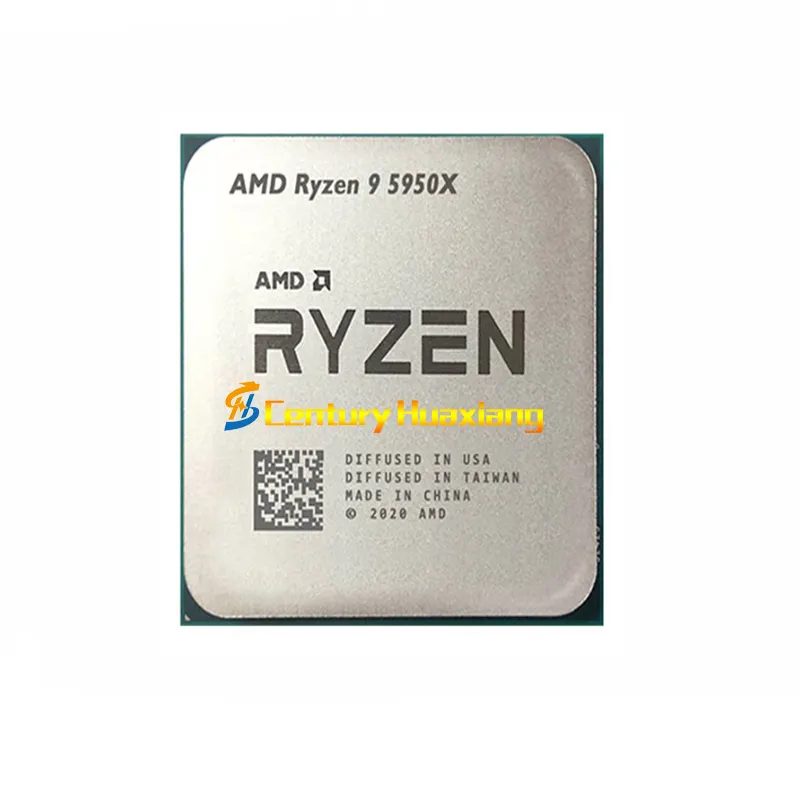 AMD R9 5950X 3,4 GHz bis zu 4,9 GHz 16-Kern 32-Thread-CPU-Prozessor R9 32MB Sockel AM4 Neue TRAY R9 AMD-CPU