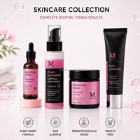 Sérum Visage Coréen Anti-Âge Éclaircissant à l'Acide Hyaluronique et à l'Essence de Mûre Végétalienne OEM, Soin de la Peau à la Centella et Vitamine C