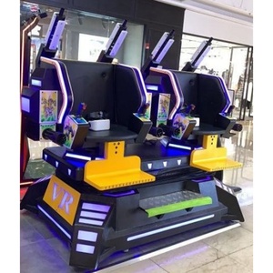 เครื่องเล่นเกมเสมือนจริง 9D แบบ 360 องศา สำหรับสวนสนุกในร่ม ทำจากโลหะและพลาสติก กำลังขายดี - Product Image 3