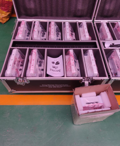 <b>Rechargeable</b> PAR Light Wedding Uplights 9x18W Battery Powered Wireless DMX Led Rgbwa UV LCD Display with WiFi Remote Control - Product Image 6