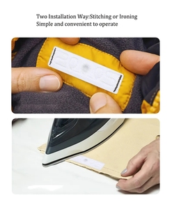 Mẫu miễn phí bền 860-960MHz U8 U9 <span class=keywords><strong>UHF</strong></span> Nylon <span class=keywords><strong>RFID</strong></span> quần áo thẻ cho vải giặt - Product Image 4