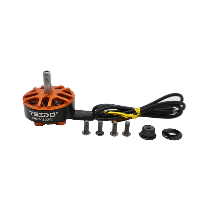 YSIDO Powerful 2807 1300KV DIY Parts 2S-6S Brushless Motor for Mark4 FPV Freestyle APEX 7inch Long Range LR7 Drones