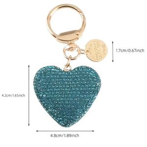 Accesorios <span class=keywords><strong>de</strong></span> llavero <span class=keywords><strong>de</strong></span> mujer con diamantes <span class=keywords><strong>de</strong></span> imitación Venta caliente llaveros para coches Venta al por mayor llavero Bling - Product Image 1