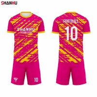 Reversible, bequeme, schnell trocknende Fußballjacken, -hosen, -shorts und -oberteile für Jungen, Damen und Übergrößen, Sublimations-Sportbekleidung