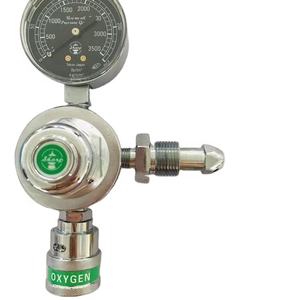 Tıbbi boğa burun oksijen regülatörü Schrader vana ile - Product Image 1