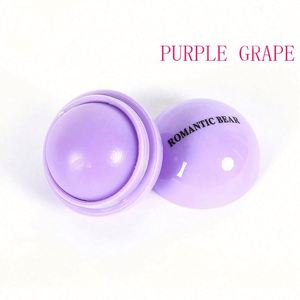 Baume à lèvres hydratant bio au goût de fruits, en forme de boule ronde, lisse, portable, cadeau promotionnel, style mignon - Product Image 2