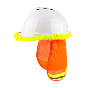 Sombrero de Seguridad con Visera de Malla Transpirable y Poliéster de Alta Visibilidad <span class=keywords><strong>Ekai</strong></span> EK-SH01, Color Amarillo/Orange Fluorescente, Venta al Por Mayor de Fábrica - Product Image 1
