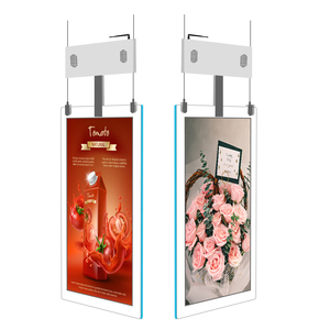 Veto 43, Pantalla LCD Transparente de Doble Cara de 65 Pulgadas para Colgar, Reproductor Multimedia para Ventanas Interiores, Señalización Digital y Publicidad - Product Image 1