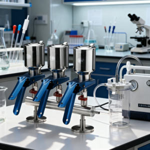 Système de filtration <span class=keywords><strong>à</strong></span> collecteurs pour équipement de laboratoire de chimie, en acier inoxydable SS316L <span class=keywords><strong>à</strong></span> trois branches, <span class=keywords><strong>filtre</strong></span> <span class=keywords><strong>à</strong></span> solvant, OEM indépendant - Product Image 4