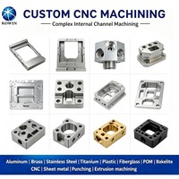 Usinage CNC 5 axes sur mesure en alliage d'aluminium 6061 6063 6082, usinage de canaux internes complexes, plaque froide pour énergie nouvelle, fabrication OEM