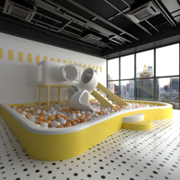 Aire de jeux intérieure pour tout-petits équipement d'escalade ensembles de jeu en mousse souple pour la fête à la maison parc d'attractions école et garderie aventures pour enfants
