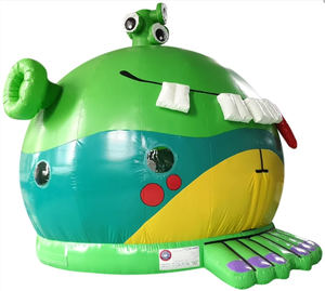 Castle inflatable's 18ft x 22ft Alfie the alien 3D alien castle inflatable castle - Product Image 1