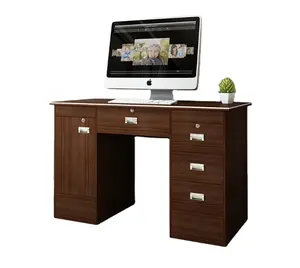 便宜的价格办公室电脑桌书桌与抽屉储物柜
