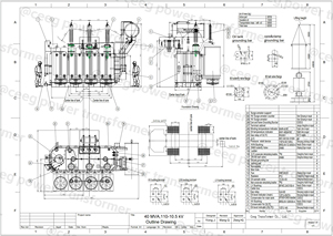 CEEG cina produttore di olio immerso in rame puro trasformatore solare Pv 33kv 35kv trasformatore di potenza 40 Mva 15mva - Product Image 4
