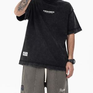 ผู้ผลิตเสื้อยืดผู้ชายผ้าฝ้ายคุณภาพสูงแบบวินเทจพิมพ์ลายตามสั่ง ออกแบบเองได้ ขายส่ง - Product Image 3