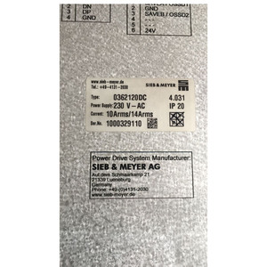 SIEB&MEYER 0362120DC 0362140DC0000 ไดรฟ์ 0362120DC 0362140DC0000 SIEB&MEYER 0362120DC 0362140DC0000 - Product Image 3