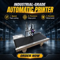 Impresora de Inyección de Tinta Industrial de Escritorio con Pantalla Táctil, Máquina de Impresión de Logotipos en Mascarillas con Cinta Transportadora