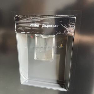 Mk632 33 Inch Black Cross Door <b>Refrigerator</b> With Matte Finish Water Dispenser and Child Lock for Europe Market Home Use Child Sa - Product Image 3