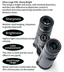Binock Best – <span class=keywords><strong>jumelles</strong></span> de vision ED étanches 8x42 <span class=keywords><strong>10x42</strong></span>, puissantes pour la chasse - Product Image 6