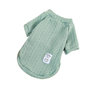 Pull en tricot pour chien, couleur unie, tricot doux, lavage à la main, conçu pour les petits chiens, automne-hiver - Product Image 4
