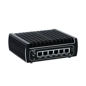 Firewall Sihovision Firewall Mini Pc 3865U Core I3 7100U I5 7200U Pfsense Aes-ni 6 LAN Vpn Server X86 Industrial Router