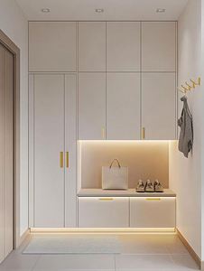 Zapatero de madera personalizado con asientos para entrada o almacenamiento <span class=keywords><strong>exterior</strong></span> para el hogar montado en la pared - Product Image 5