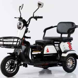 รถสามล้อไฟฟ้ารุ่นยอดนิยมปี 2024 แรงดัน 48V 60V กำลัง 600W โครงเหล็กพร้อมมอเตอร์ดุมล้อหลัง ปลอดภัยที่สุดสำหรับผู้โดยสารผู้ใหญ่ - Product Image 2