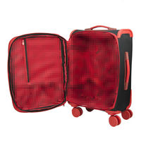 Valise de voyage Oxford pour jeunes, design coloré, 4 roues pivotantes, idéale pour les voyages de fin d'études