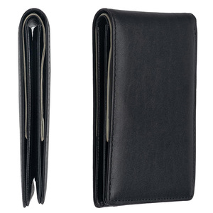 <b>Men's</b> Genuine Leather Bi-Fold <b>Wallet</b> <b>Black</b> Coffee Color RFID Blocking Multi-Card Slot Everyday Use Winter 2024 - Product Image 1
