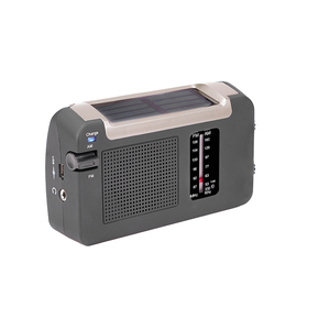 <span class=keywords><strong>Radio</strong></span> de emergencia con manivela con energía solar <span class=keywords><strong>Radio</strong></span> AM/FM <span class=keywords><strong>Radio</strong></span> meteorológica portátil con linterna LED y cargador de teléfono - Product Image 2