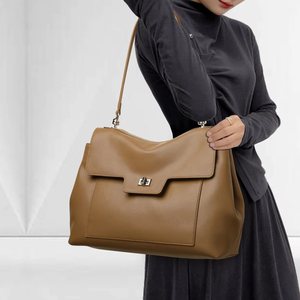 New High Quality Women Messenger Bags for Women Genuine Leather Handbags Crossbody Bags Ladies Shoulder Bags <b>Tote</b> Top-handle - Product Image 1