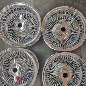 Jantes à rayons chromées de 13 pouces, jantes à rayons 2x114.3/120.65, jantes à rayons Lowrider - Product Image 4