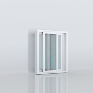 Fenêtre coulissante Hoffen Pro uPVC 150x110 avec moustiquaire, verre coulissant insonorisé, étanche et isolant thermiquement, en provenance de Thaïlande - Product Image 2