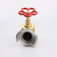 Robinet de raccordement d'incendie intérieur de type français |   Corps en laiton durable et accouplement en aluminium pour la protection incendie, utilisation facile