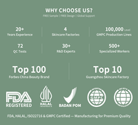 Crème Visage Anti-Âge et Anti-Taches à la Vitamine C Fermentée, Peptides, Niacinamide, Papaye Éclaircissante et Mucine d'Escargot