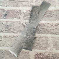 Acier Damas VG10 57-59 HRC, billet de 16x3x0,3 cm pour la fabrication de couteaux DIY, matière première, billet Damas VG10 sandwich