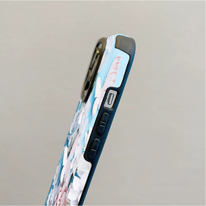 Custodia per cellulare in pelle artificiale TPU con stampa di fiori, farfalle bianche e rosa per <span class=keywords><strong>iPhone</strong></span> X, XR, 11, 12, <span class=keywords><strong>13</strong></span>, 14, 15, 16, 17, 18 Pro Max - Product Image 5