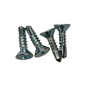 Vis autoperceuses M4.8 x 19 mm à tête plate, CR6+ zinguées, vis pour toiture, acier au carbone C1022, Homn Reen - Product Image 2