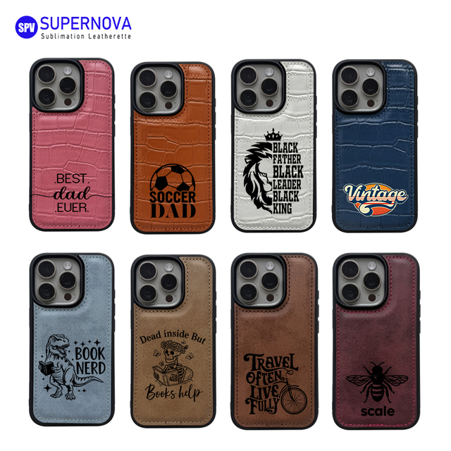 Pulsen Wholesale Blank Phone case Laser Engravable Custom Leather Phone case Impressora a Laser Uv Phone Cases