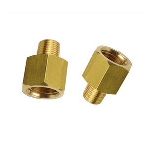 Adaptador de montaje de tubería de latón hembra-Convertidor reductor de rosca BSP a NPT para calibre/sensor/emisor - Product Image 2