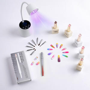 2026 Nieuwe Multifunctionele Nagelkunst Penseelset Metalen Handvat Creatieve Ontwerpen Vervangbaar voor Nagelstudio's - Product Image 2