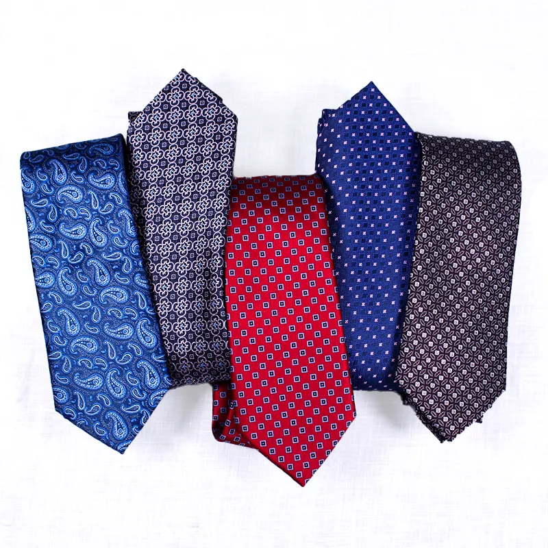 TONIVANI-52 Wholesale Shengzhou China Fashion Classic Men polyester Ties Poliester Woven Male Ties