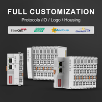 Módulo Io Modbus TCP, Módulo Io Remoto Modbus RTU, Módulo de Entrada y Salida PLC para Automatización