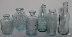 Vintage Style Decorative Glass Bottle <b>Clear</b> Glass Vase for Home Decor Floral Arrangement Elegant <b>Table</b> Centerpiece Wholesale - Product Image 4