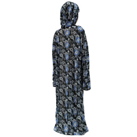 Robe de prière Abaya Hijab pour filles musulmanes de 1 à 10 ans, 1 pièce, vêtements pour enfants, robe ample, robe Jilbab, vêtements arabes