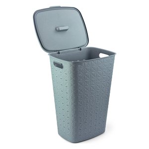 Porta biancheria <b>plastica</b> riciclata (56Lt) SOFTEX Verde acqua K258700 - Product Image 2
