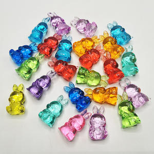 Nuevas Cuentas Sueltas Coloridas y Lindas <span class=keywords><strong>de</strong></span> Conejo para Manualidades Infantiles, Accesorios, Materiales y Decoraciones - Product Image 2